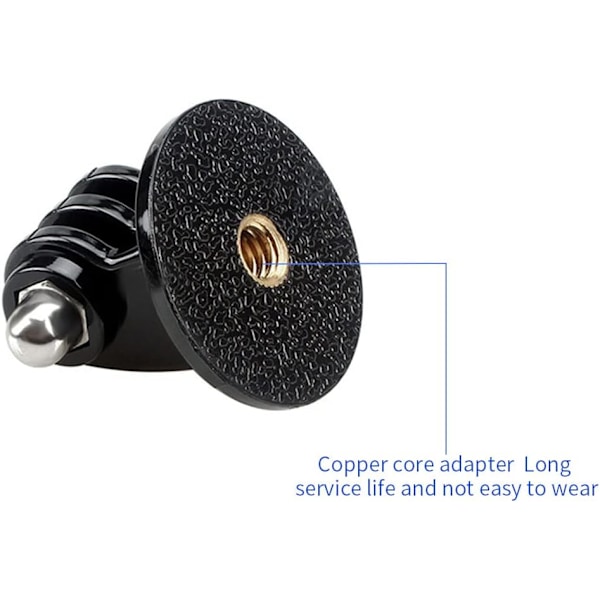 Stativfäste Adapter för GoPro Hero 10 9 8 7 6 5 4 3+ 3 2 1 Max Fusion