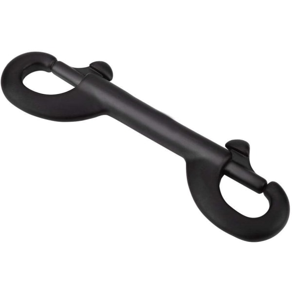 Dobbelthodet krok, rustfritt stål dobbelthodet karabinkrok, dykking B
