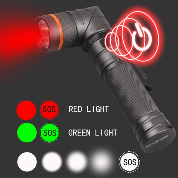 USB-ladattava taskulamppu Tehokas LED-taskulamppu Vedenpitävä 2