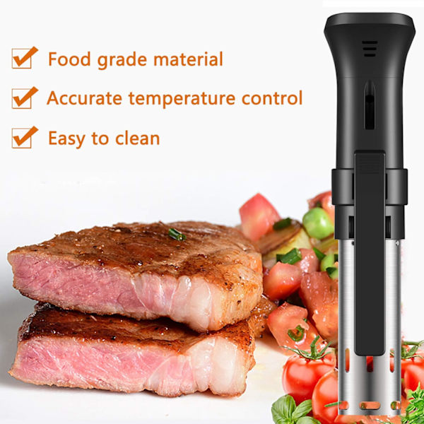 Sous Vide Køkkenmaskine 1100W, Sous Vide Køkkenmaskine Immersion Heater, Sous Vide C
