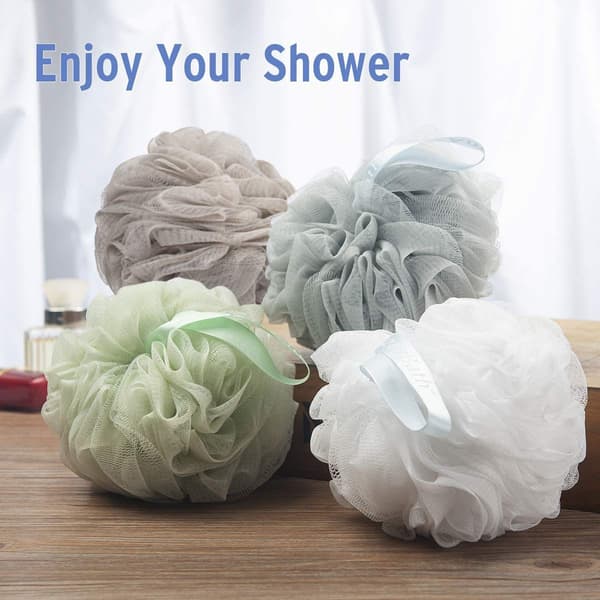 Badeloofah kroppsskrubb 75g/PCS Pouf badsvamp-sett o