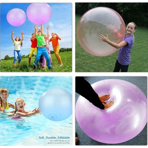 Soft Air Vattenfylld Bubble Ball Barn Utomhus Blow Up Balloo