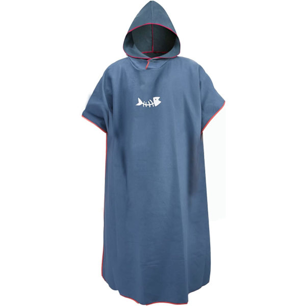 Strand/Surf/Simhandduk för vuxna och barn - Poncho med huva