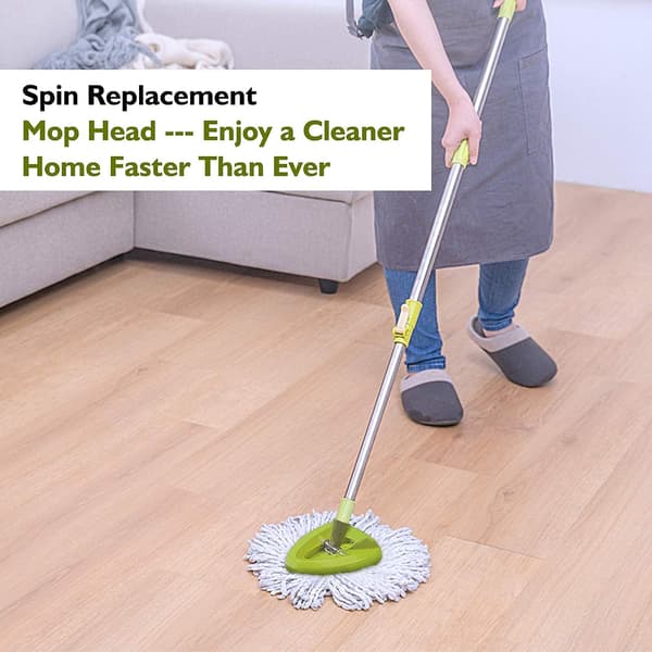 4-pack EasyWring Swivel Mop Refills - Qulable Mop Replacement Hea