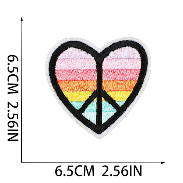 15 stk Rose Tema Broderte Klær Patch, Kjærlighet Patch, Datamaskin Em