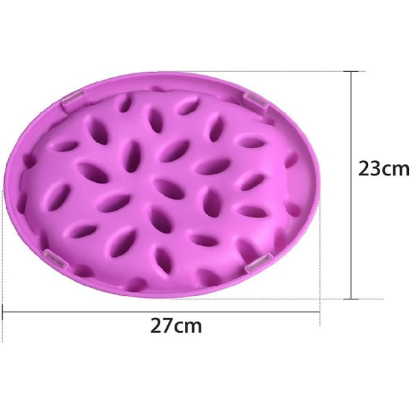 1 Piece Anti-bloat Slow Feeder Bowl For Small, Medium Large Dogs