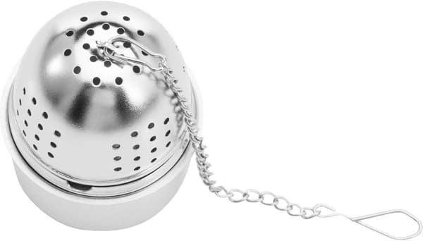 Teiegg, oval form, med base, ettermiddagste, rustfritt stål, sesong