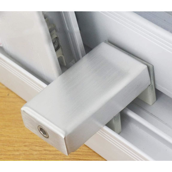 Husholdningsvindue Lås Aluminiumlegering Skydedørslås Børnesikker