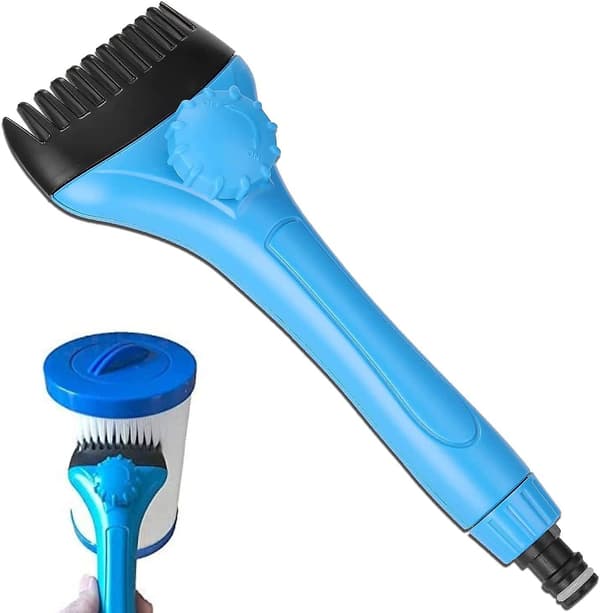 Pool Filter Clean Brush, 25cm håndholdt jetrenser pool filter Ca