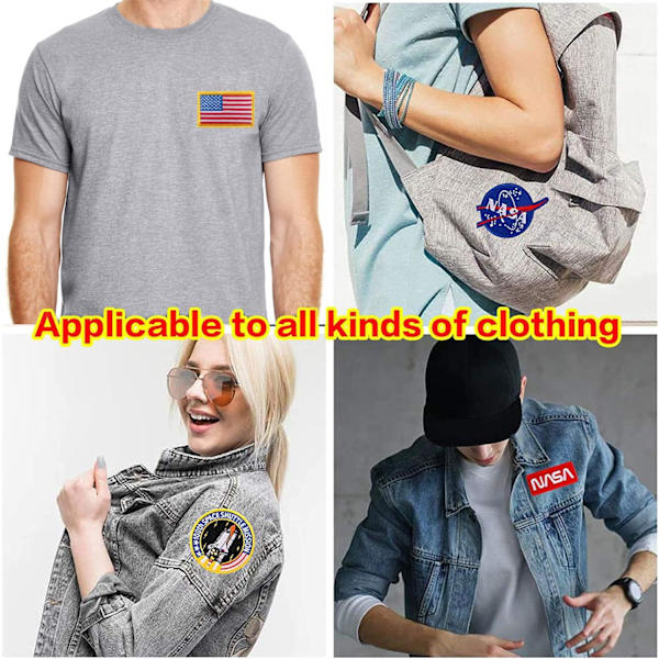 Rumpartikler fra rumfærgen, NASA-rumpartikler, til hatte, jakker, skjorter, veste
