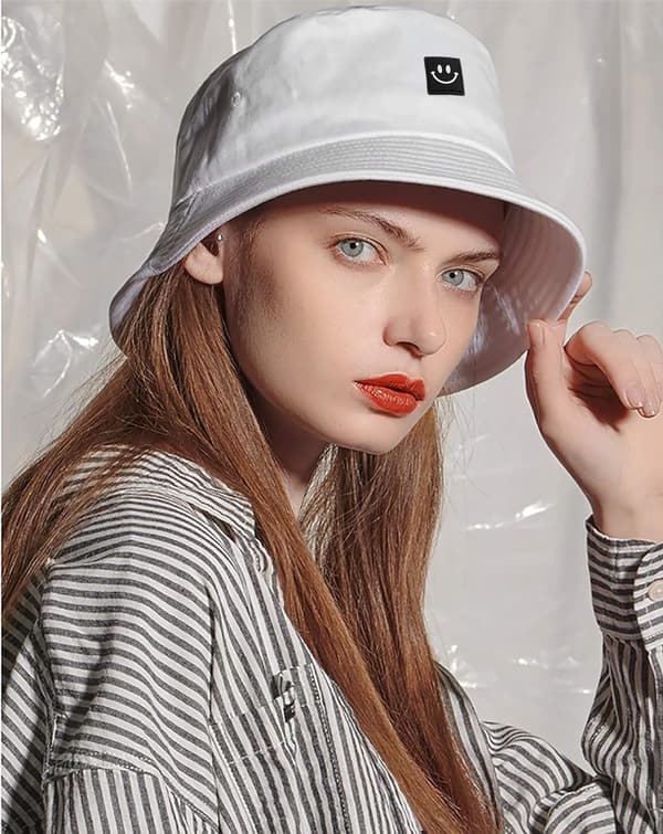 Unisex Bucket Hat Foldable Bomull UV-beskyttelse Pustende Solhatt