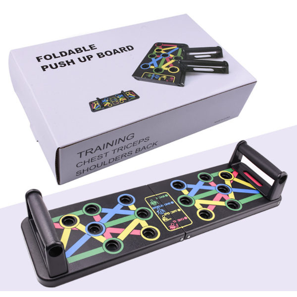 Push-up bræt, foldbart push-up rammebræt, multifunktionelt hjem