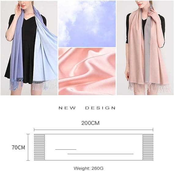 1 st grön elegant kashmir pashmina halsdukar för höst vinter kvinna