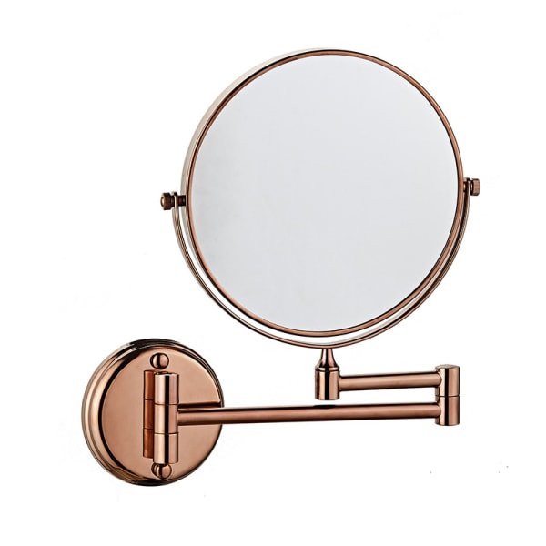 Double Sided Wall Mounted Vanity Mirror Foldable Rotatable 5X Mag