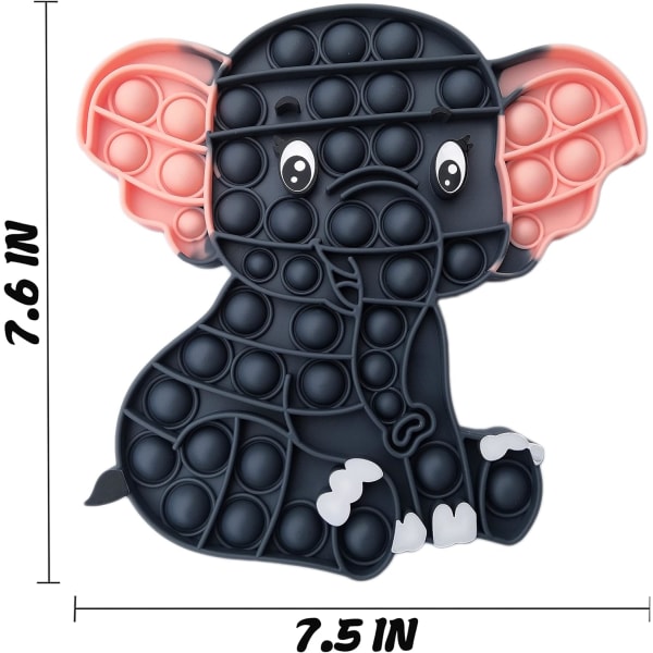 Dr.Kbder Pop Its Party gynnar elefantdjur Sensorisk Montessori