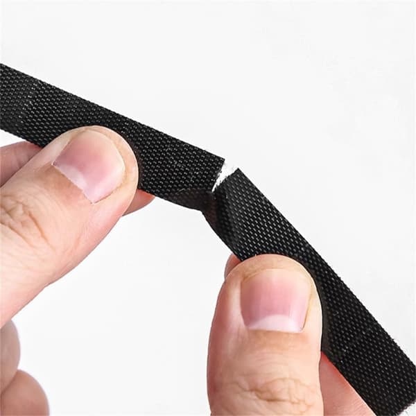 Kabelbindere, genanvendelige og alsidige kabelbindere til kabelstyring, 5 m x 1,2 cm, sort