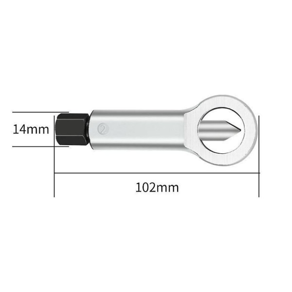 nut Splitter Set | 12  16mm / 16  22mm | 2 Pieces, Silver