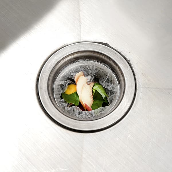 Køkkenvask Si Strainer Mesh Bag- 200 stk. engangs Mesh Sink Stra