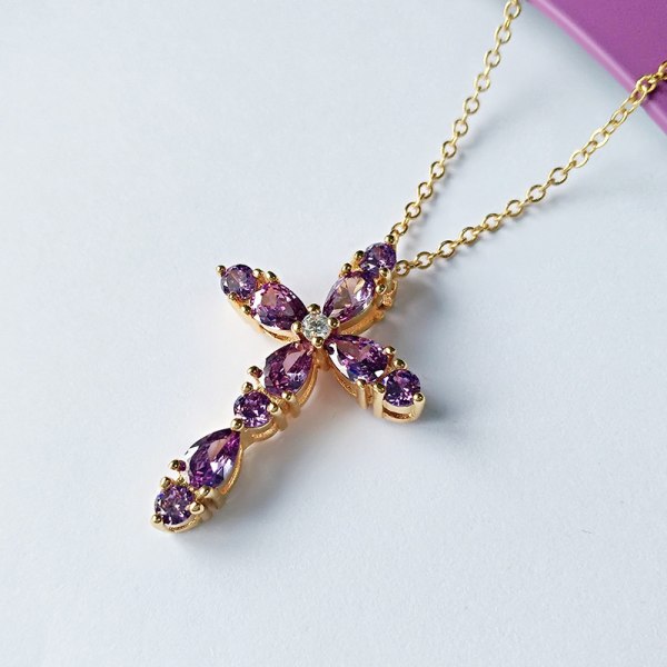 Ametistkors Halsband