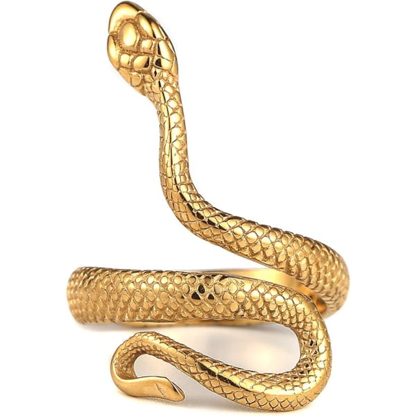 Snake Ring Herr Dam Gothic Smycken Vintage Animal Fashion Perso