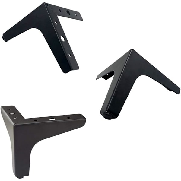 Möbelben 15cm Soffben, Set om 4 Möbelben Triangulära