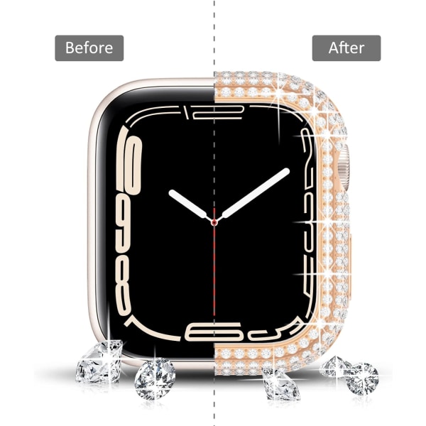 Case Kompatibel med Apple Watch Case för Apple Watch , Bling Cas