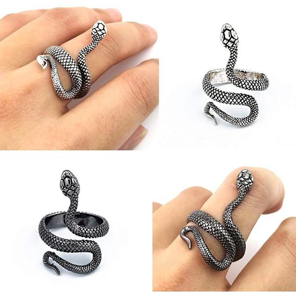 Ormring Silver Ormringar för Kvinnor Phoenix Ring Justerbar V