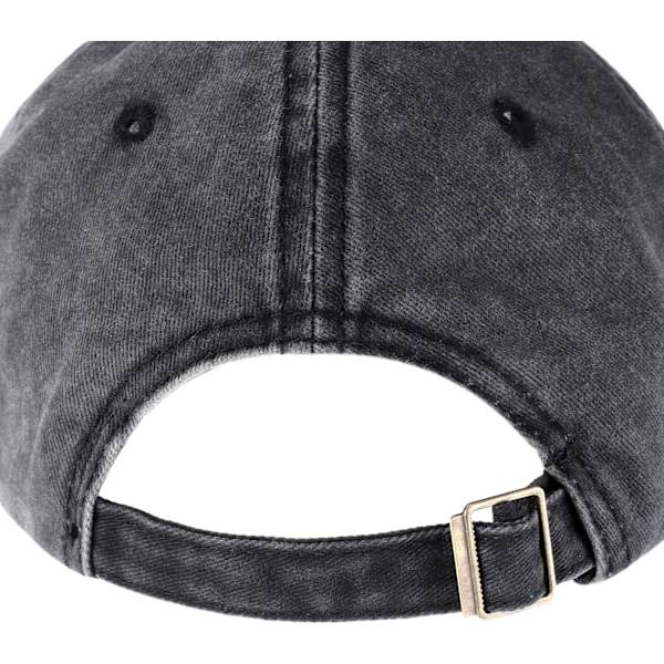 Unisex Justerbar Vasket Distressed Messy Baseball Cap Bomuld Den