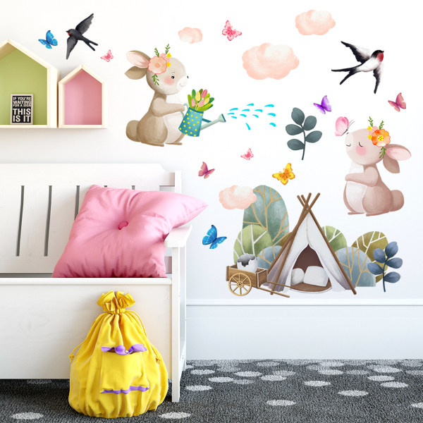 Wall Stickers with Animals Wall Sticker Wall Decor Kids Room Baby