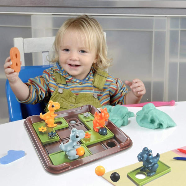 Puslespill Brettspill Interesse Flytte Dinosaurus Sjakkbrett Interaktiv