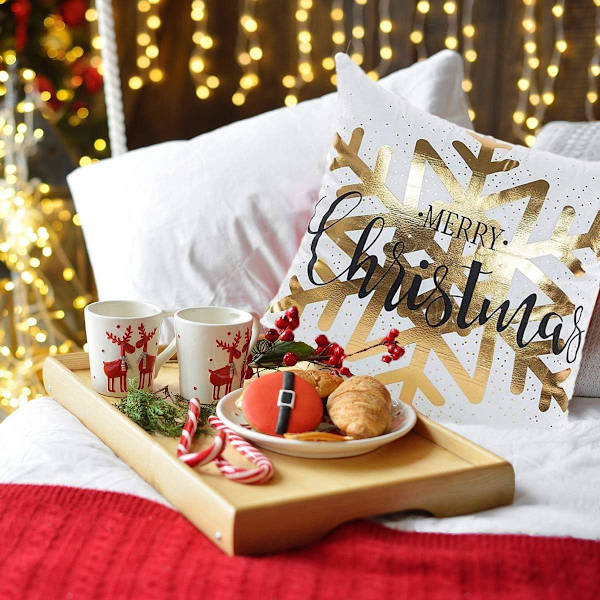Sett med 4 grønne juleputetrekk, juleputevar, så
