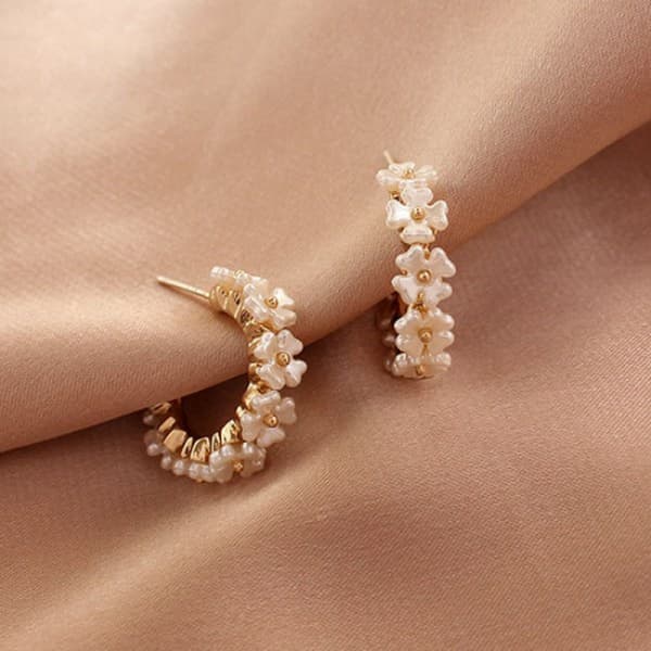 Kvinde Øreringe Fine Pearl Stud Øreringe Bryllup Tilbehør