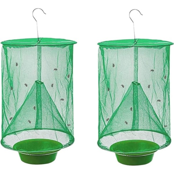 2 stk fluesnapper, lås insektfluer