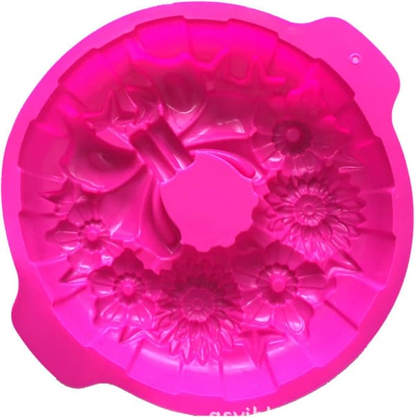 1 stk. Fancy Pattern Cavities Non-Stick Bageværktøj Silikoneform