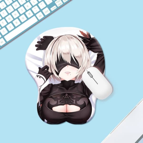 Datamaskin musematte spillmusematte anime ergonomisk søt musematte