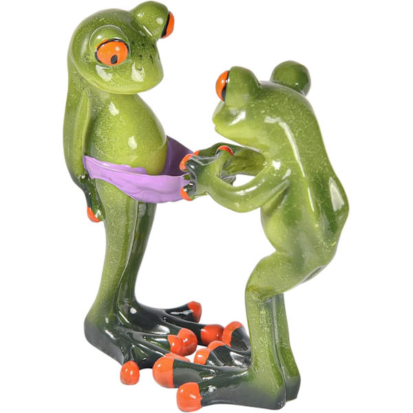 Nyhed Fræk Sexet Frø Statue Hjemmeindretning - Kunsthåndværk i Harpiks Fu