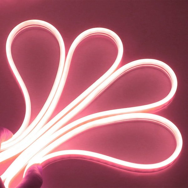 Led Neon Tau Lys 12V LED Strip Lys Vanntett Silikon Tau