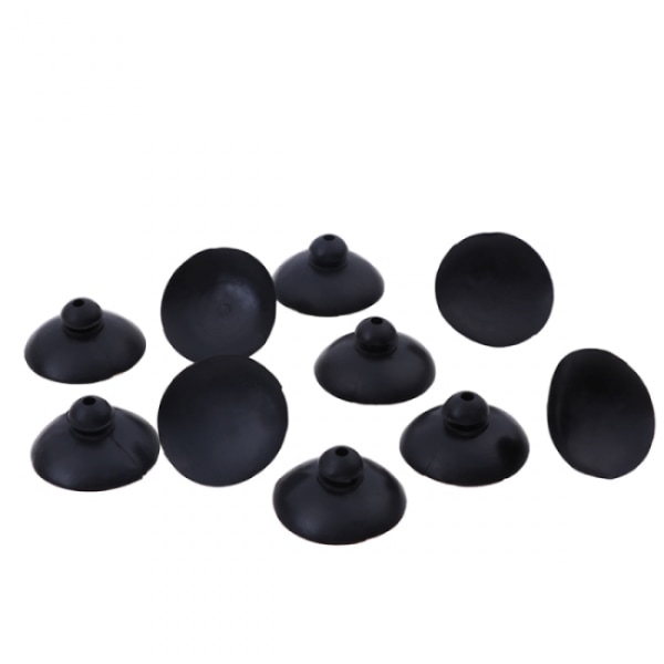 10 stk. sorte bløde silikonesugekopper Clip Sucker Holder Fish A