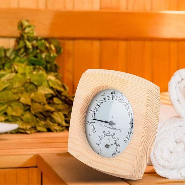 Digitalt termometer, hygrometer, fugtighedstermometer, saunarum