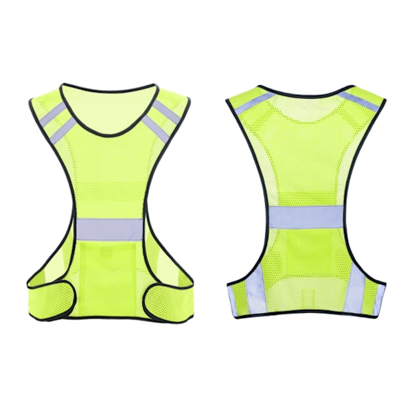 1 stk. Gåsportvest Gul Refleksvest