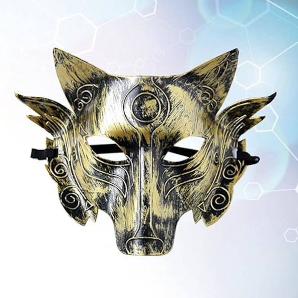 2 st varghuvudmaskeraddräkt varulv masker Halloween Cosplay