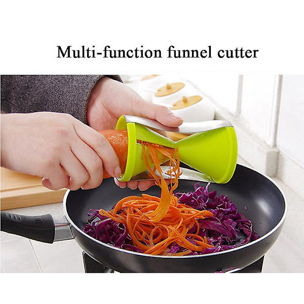 Grøntsagssnitter - Multifunktionel manuel spiralizer spaghetti til
