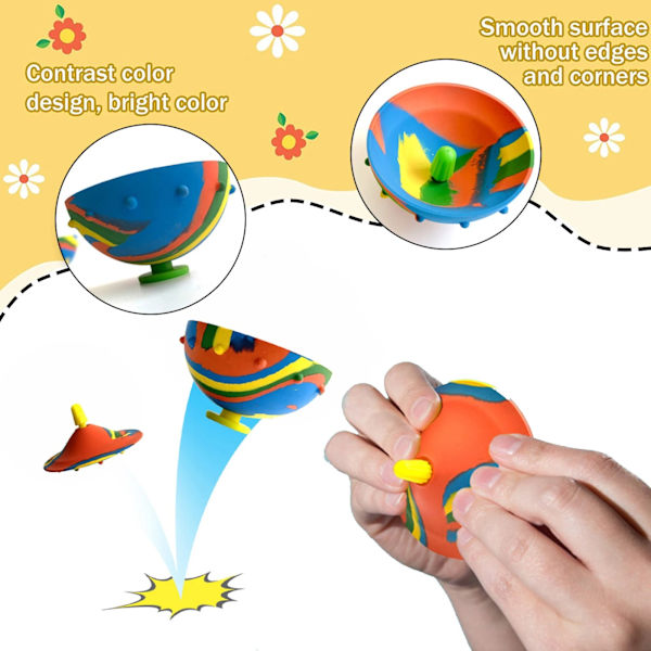 Ny Squishy Fidget-leker Antistress Elastisk Leketøy Kamuflasje Bounc