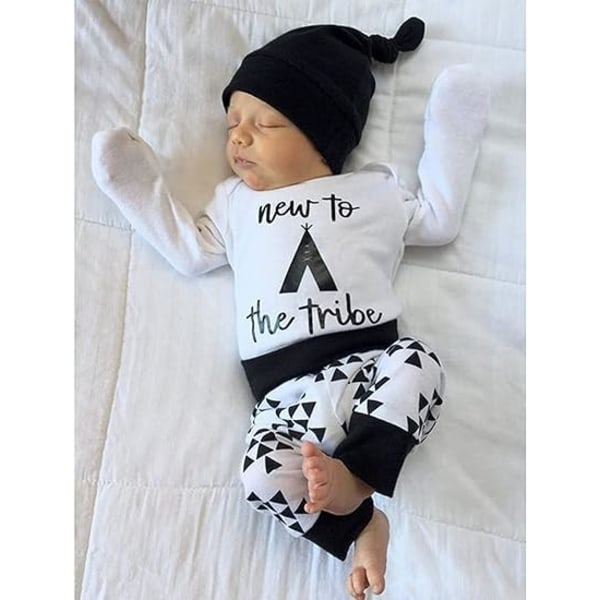 4 stykker Baby Beanie Nyfødt Toddler Blød Sød Strik Hat Hospital