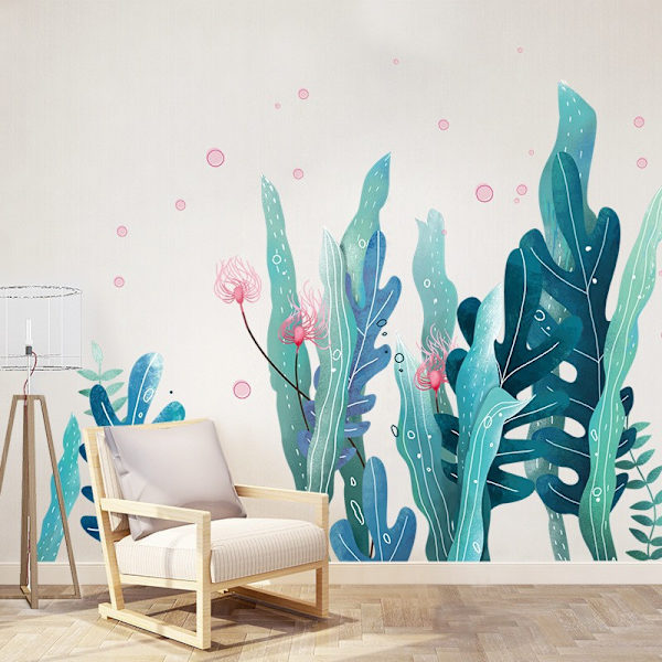 Ocean World Wall Decal,  Under The Sea World Life Marine Animal