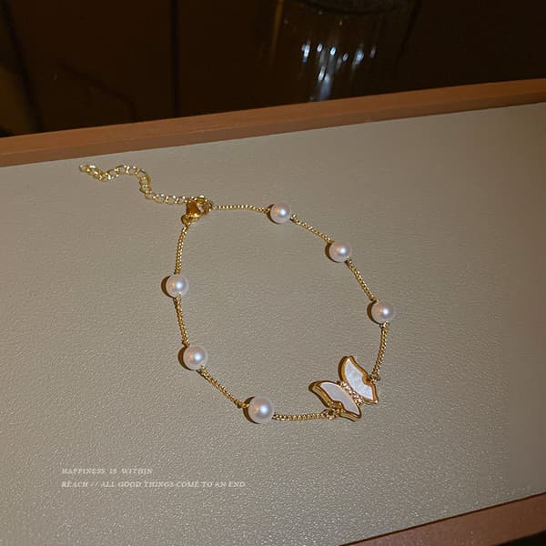 Sommerfugl Perle Armbånd for Kvinner