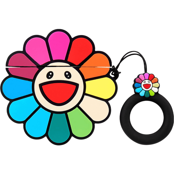 Sunflower for Airpods 3 Cover, Cartoon Cute Fashionable Cool Sili