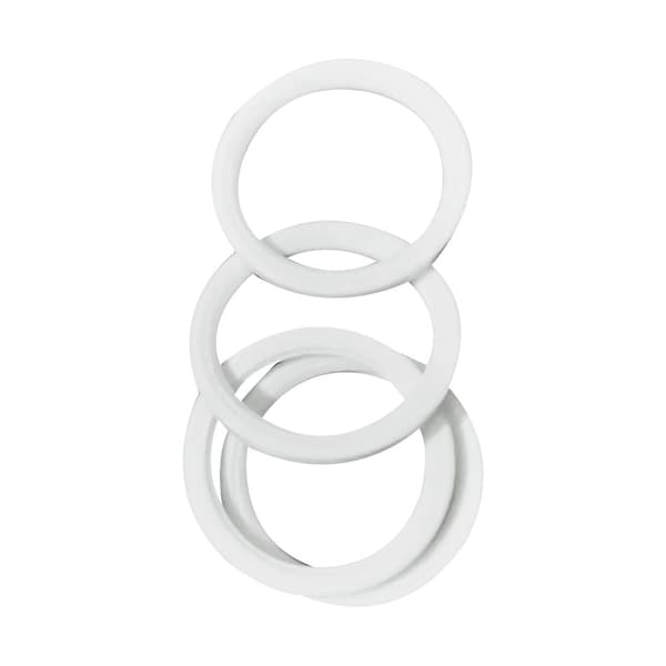 Universal tilbehør 10 Plast ringe diameter 25 Hvid