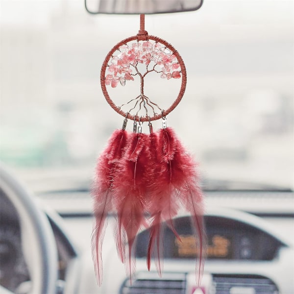 Dream Catcher Small Handmade Feather Dream Catcher Car Decoration