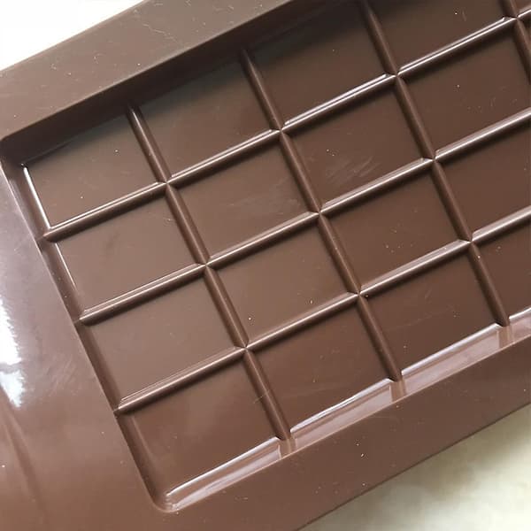 4 stk. chokoladeform, 12-huls non-stick silikone slikform